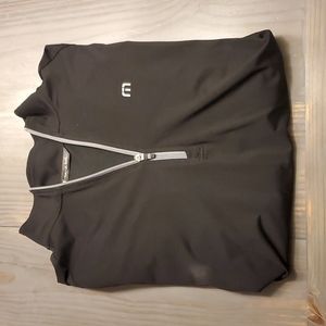 TRAVIS MATTHEW StrangeLove Performance Quarter Zip Pullover Black Sz L